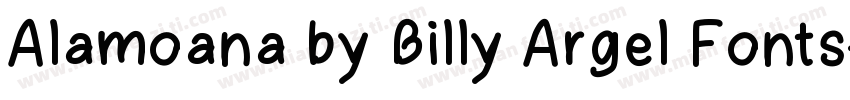 Alamoana by Billy Argel Fonts字体转换
